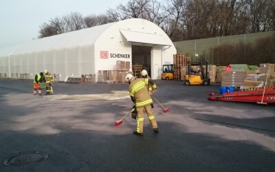 Binden von Dieselöl