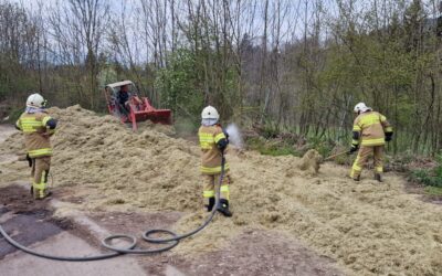 Brandeinsatz Kompostplatz