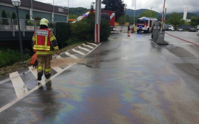 Binden von ausgelaufenen Betriebsstoff