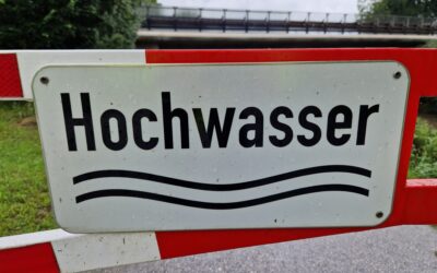 Hochwasser-Kontrollfahrt