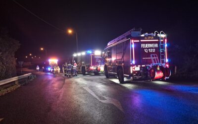 Kilometerlange Ölspur durchs Ortsgebiet