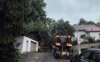 Unwetter fordert Feuerwehr