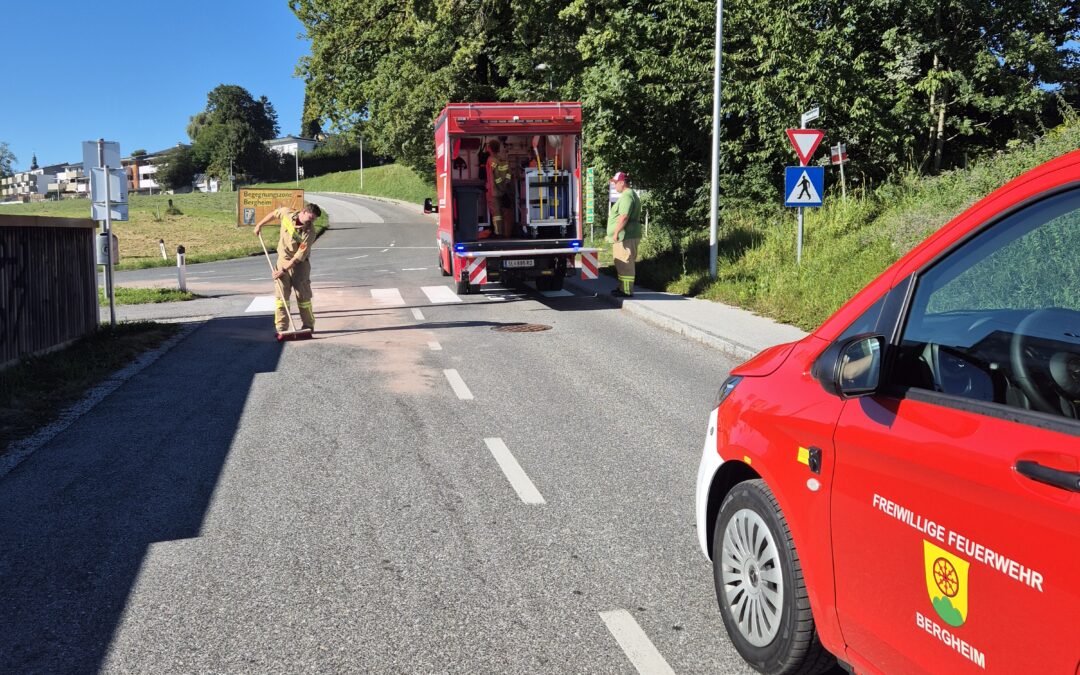 Binden einer Ölspur