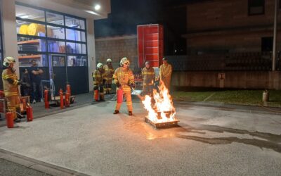 Kleinlöschgeräte und Entstehungsbrandbekämpfung