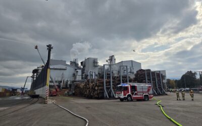 Alarmstufe 4 Übung bei der Fa. Kaindl GmbH