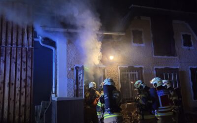 Brand auf Firmengelände