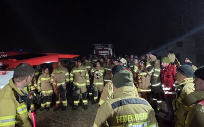 Vermisstensuche im Gemeindegebiet von Anthering