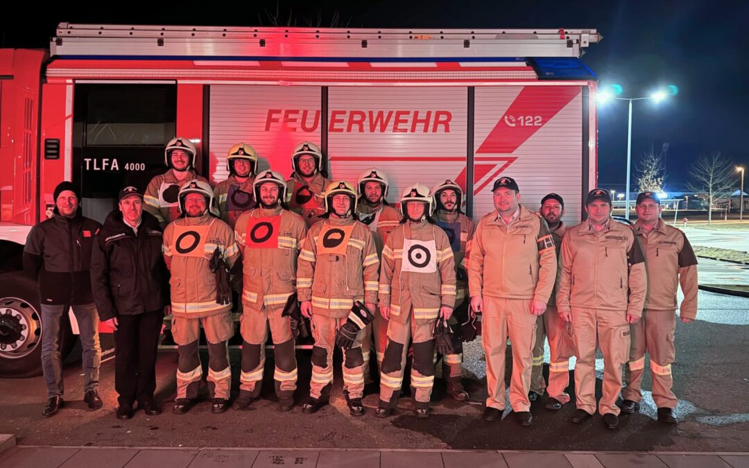 Branddienstleistungsprüfung erfolgreich durchgeführt