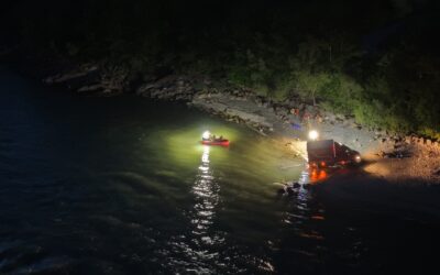 Wasserdienstübung mit Nachtfahrt